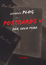 Postcards V Tuba Unaccompanied Solo cover